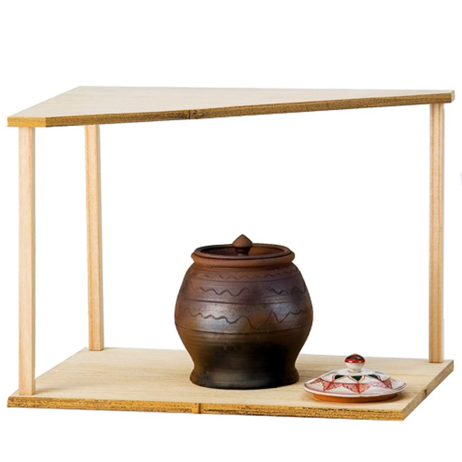 arincoAM26 茶道具 山里棚 利休好 組立式 紙箱 棚物 水屋 水 茶道具 棚