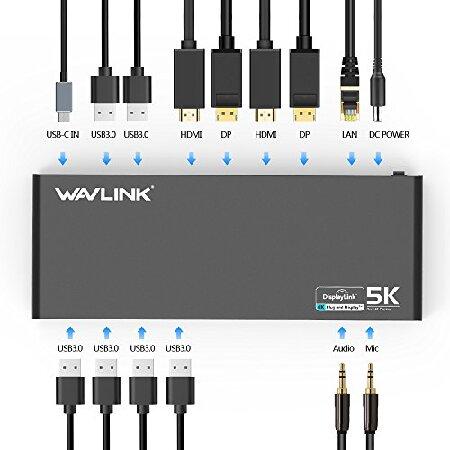 並行輸入品】 WAVLINK USB3.0 ユニバーサル ウルトラ5K ドッキング