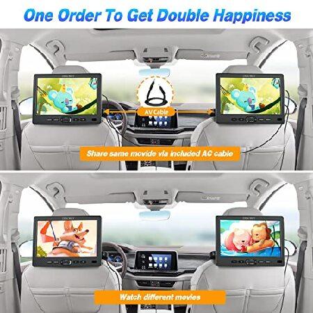 並行輸入品】 ヘッドレストモニター DESOBRY 車載用DVDプレーヤー 10.1