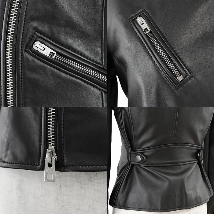 COACH（コーチ） 【美品】COACH ライダースジャケット ラムレザー