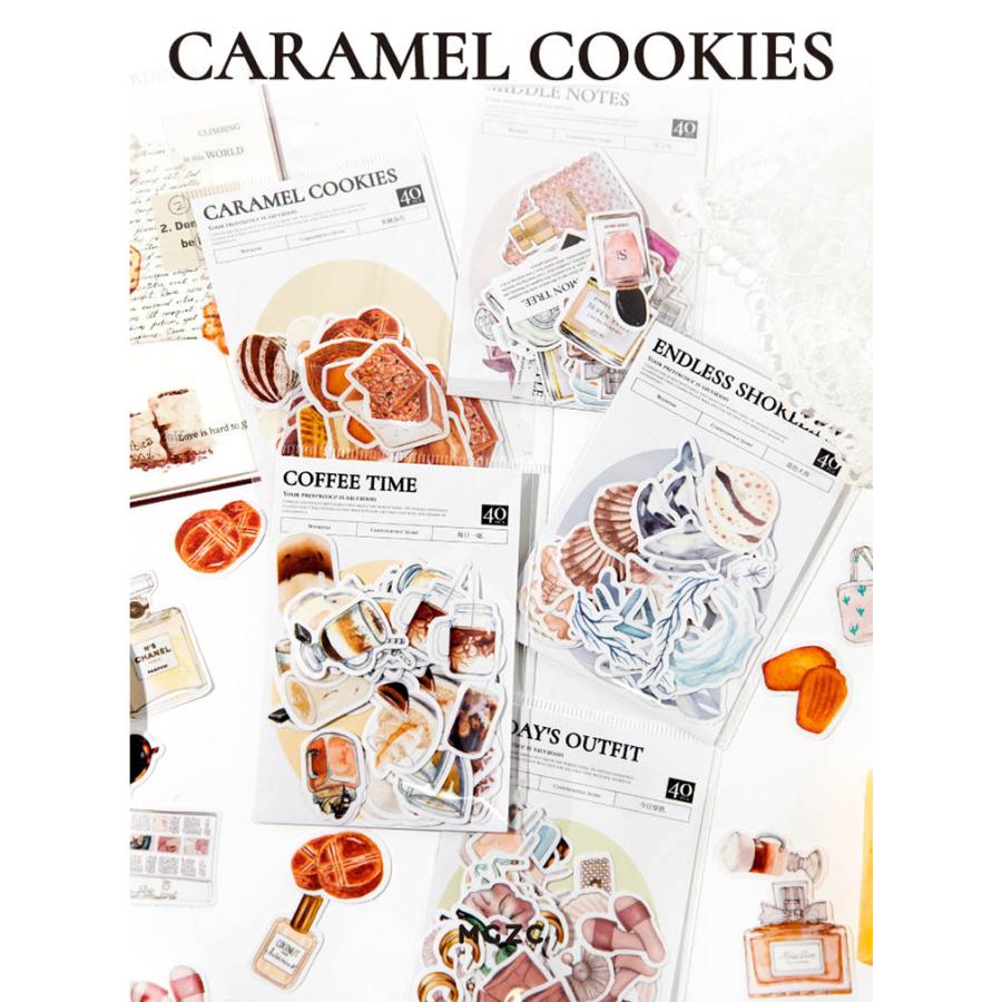 194❤︎海外紙モノ香水系ステッカー40枚入り