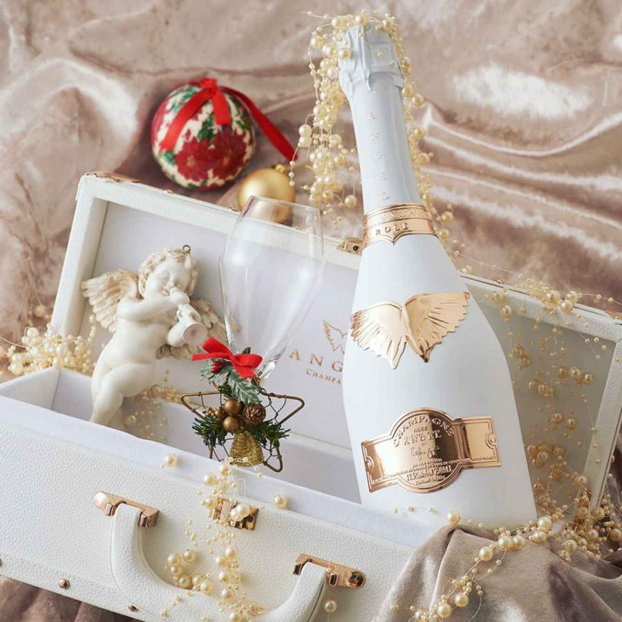 エンジェルシャンパン ロゼホワイトBOX付 750ml ANGEL Rose white あす