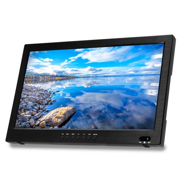 19v型バッテリー内蔵ポータブル フルセグ HD テレビサブモニター