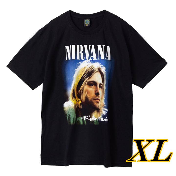 新品 NIRVANA ニルヴァーナ カート・コバーン バンドTシャツ ビッグ