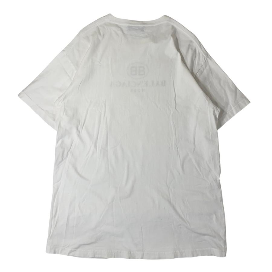 BALENCIAGA（バレンシアガ） BBロゴ Tシャツ ホワイト 国内正規品