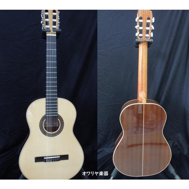 ショートスケールクラシックギター610mmドイツ松単板エボニー指板
