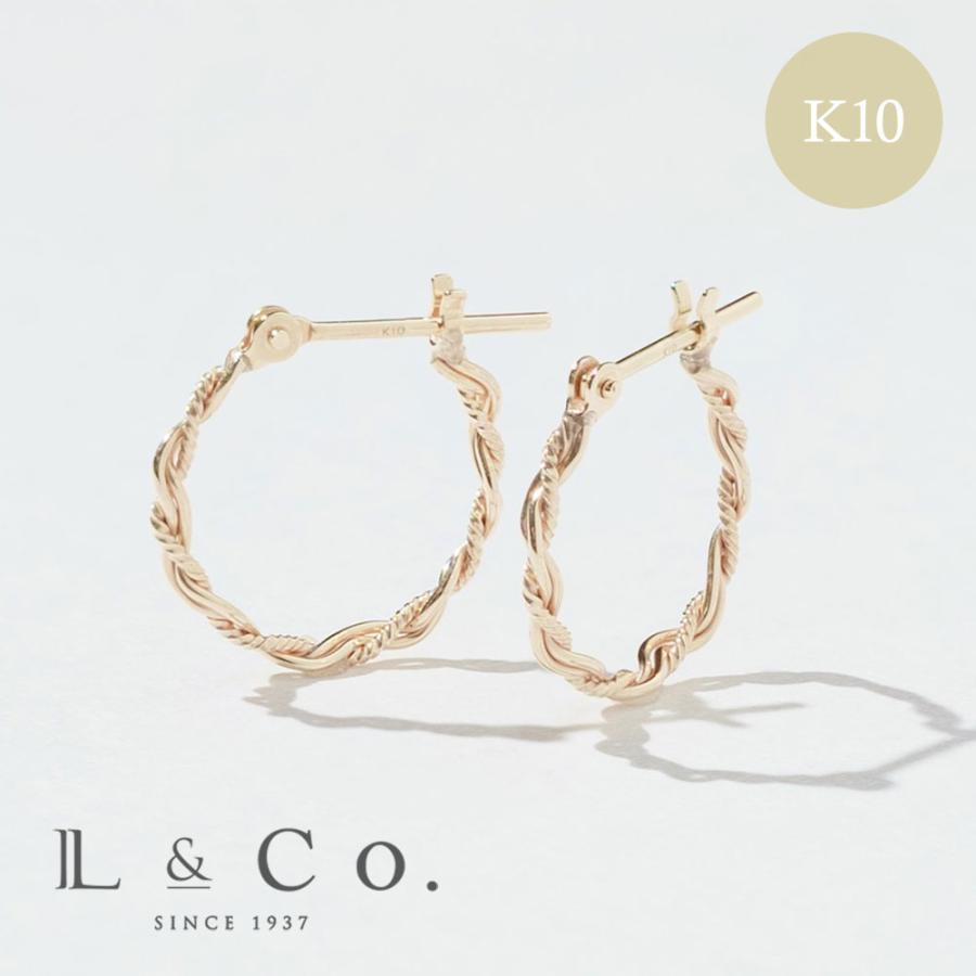 Jewel closet by L&Co. ピアス レディース K10 10金 イエローゴールド