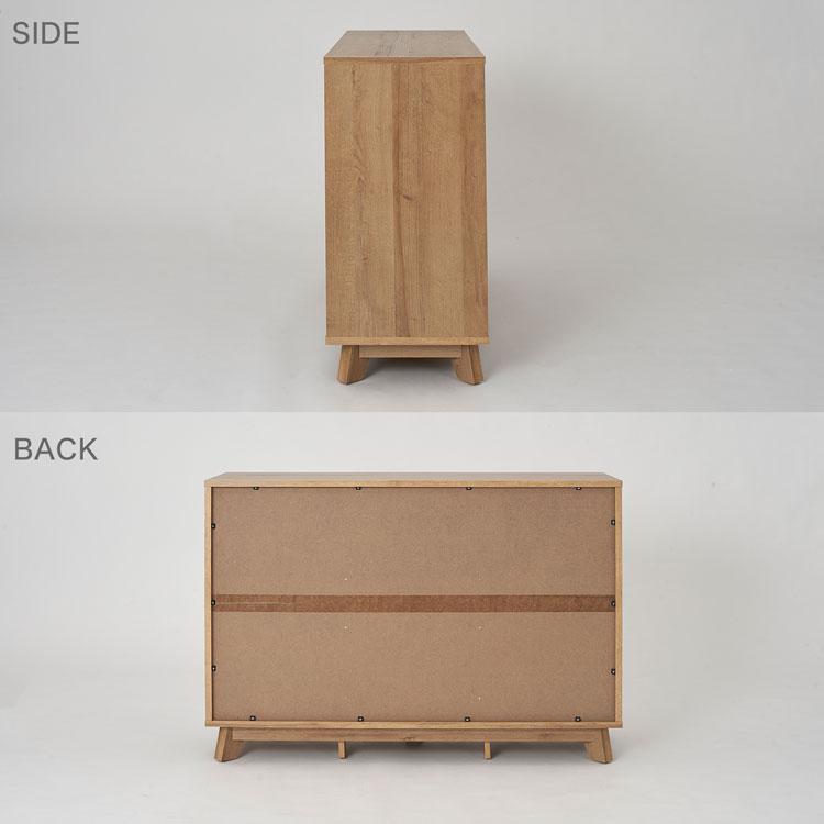 LOWYA（ロウヤ） 幅118 収納棚 チェスト キャビネット サイドボード