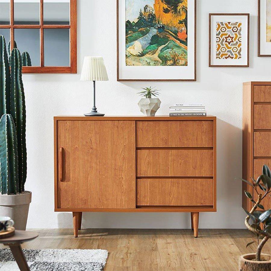 LOWYA（ロウヤ） サイドボード キャビネット おしゃれ リビング 120