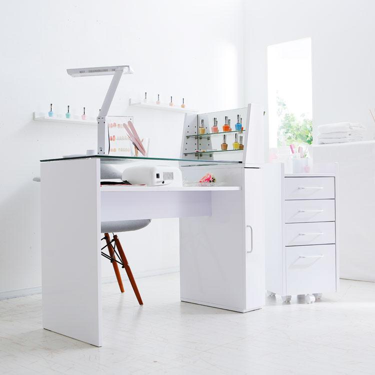 LOWYA（ロウヤ） ネイルデスク単品 おしゃれ ネイルテーブル デスク