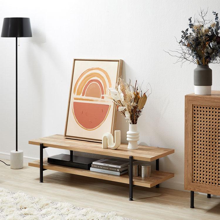 LOWYA（ロウヤ） テレビ台 テレビボード ローボード 幅120cm ラック TV