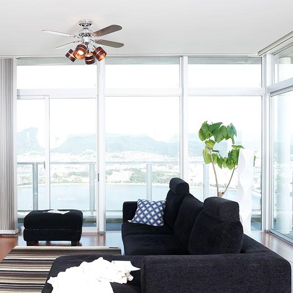 LOWYA（ロウヤ） シーリングファンライト 照明器具 照明 リモコン式