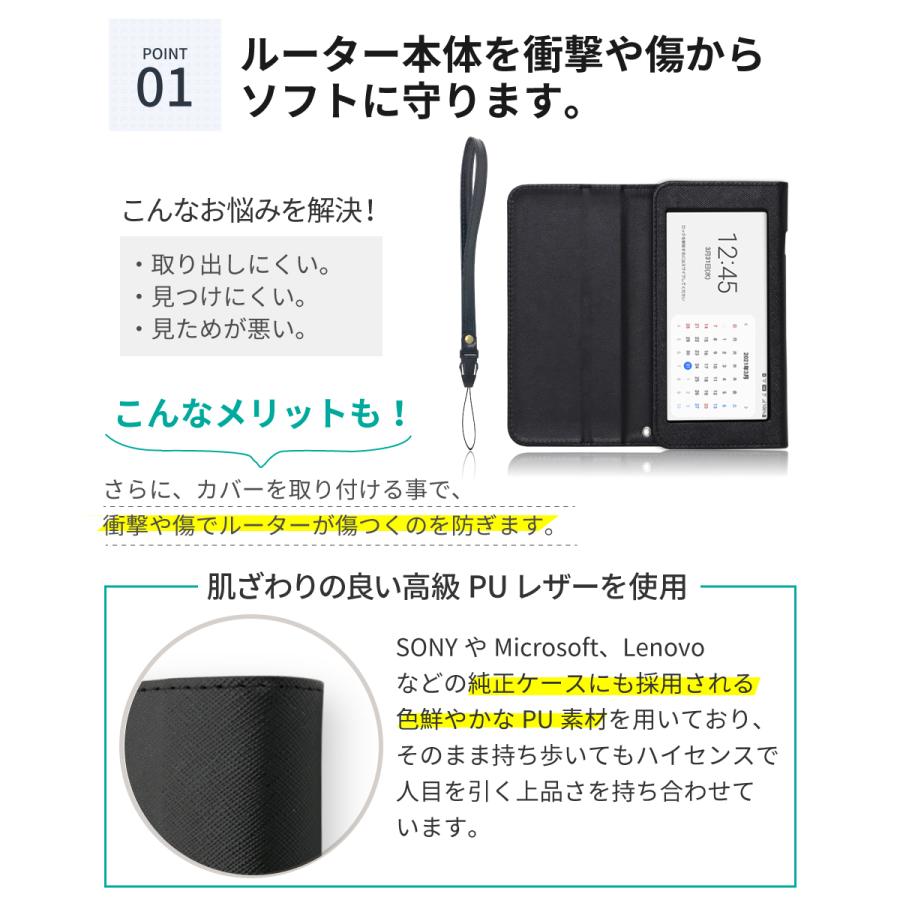 LOE Galaxy Mobile Wi-Fi SCR01 モバイルルーター ケース 保護フィルム