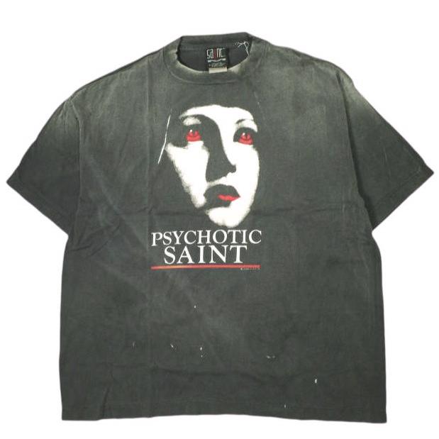 新品 SAINT MICHAEL セントマイケル 25SS 日本製 S/S TEE PSYCHOTIC