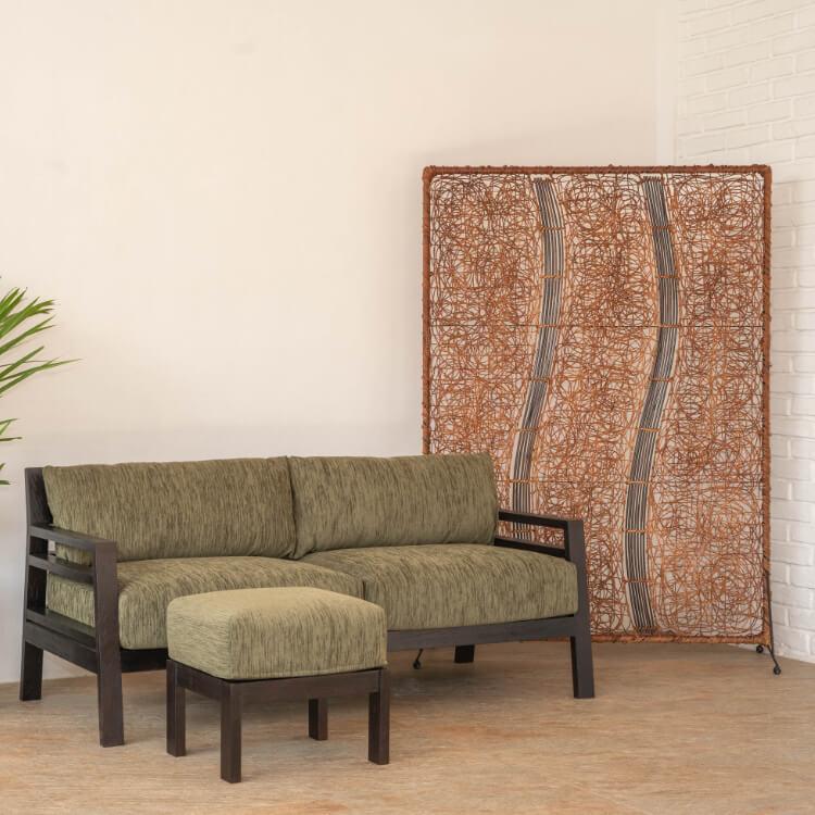 アジアンパーテーション ヴィンテージ 木製 手彫り アジアン