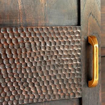 キャビネットアジアン家具 チーク無垢材 おしゃれ 幅100 木製 棚 バリ