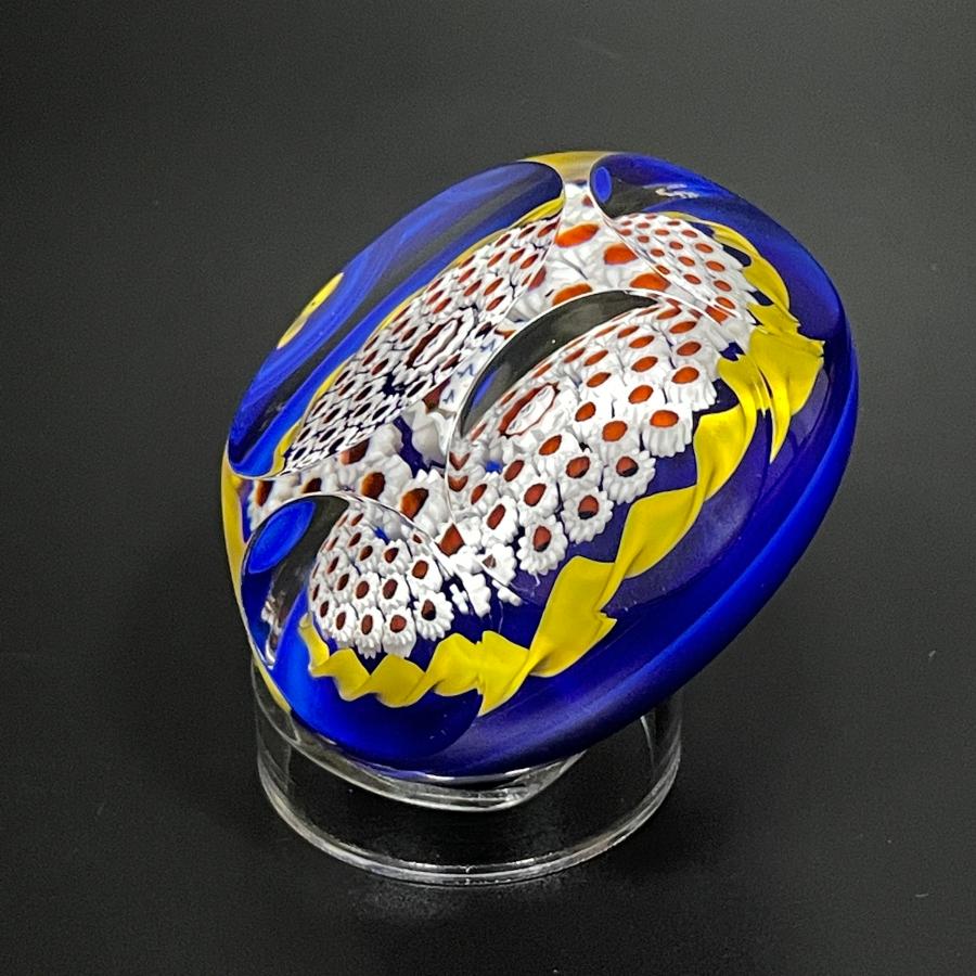 世界175個限定】バカラ ペーパーウェイト 花 ラッティチーノ 1984年