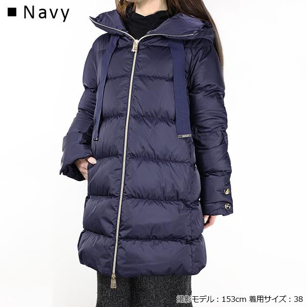 HERNO（ヘルノ） A-Shape Satin Down Coat ダウンコート サテン A