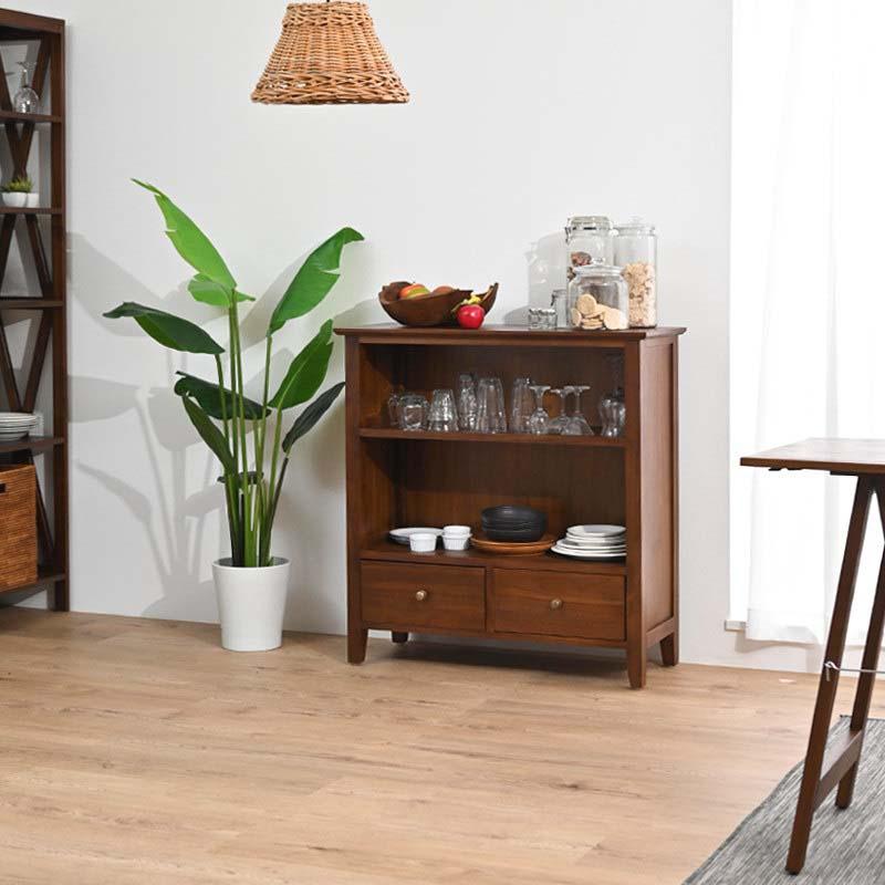 英国アンティークチークキャビネット/木製サイドボード/キッチン収納