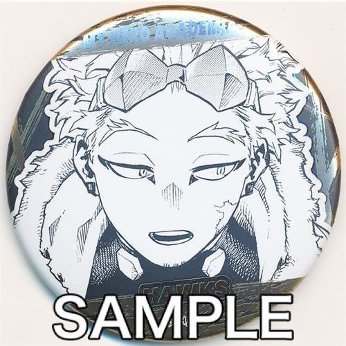 僕のヒーローアカデミアデコレクション缶バッジホークス