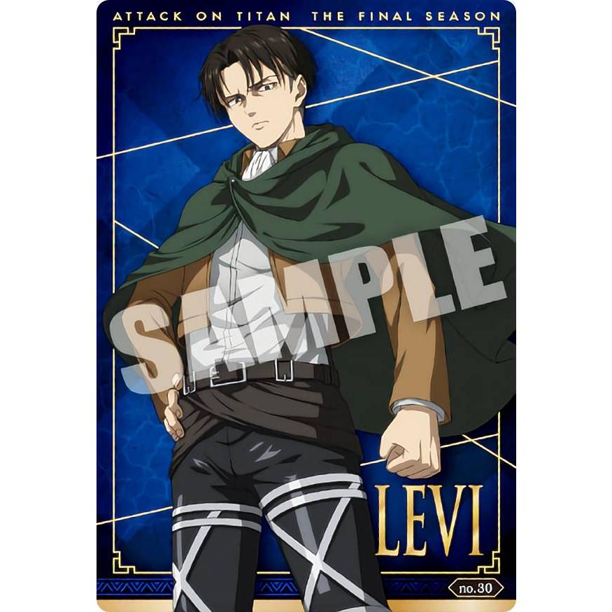 no.30 リヴァイ (スペシャルカード) 】 進撃の巨人 The Final Season
