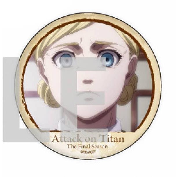 ヒストリア・レイス】 缶バッジ 進撃の巨人 29 場面写Ver. : トレカ