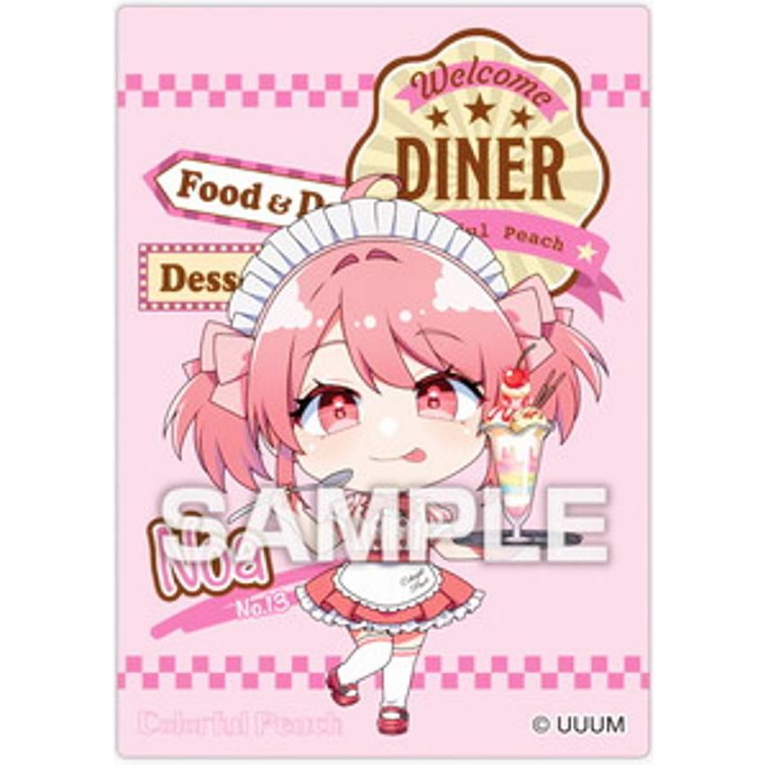 No.13 のあ(デフォルメ)】カラフルピーチ クリアカードコレクション