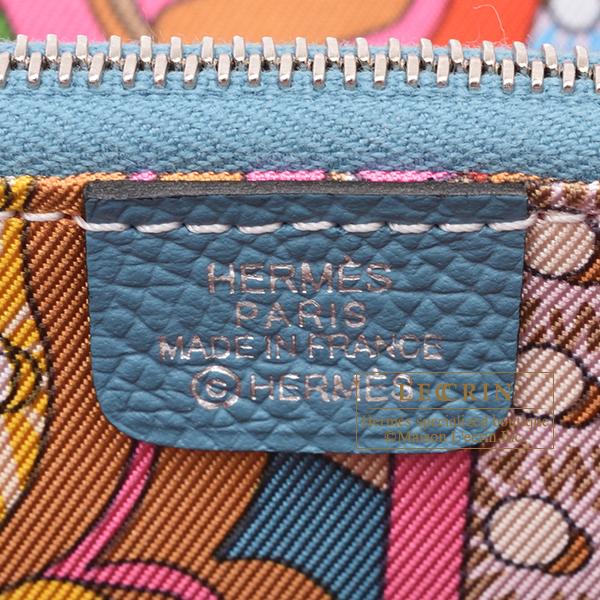 HERMES（エルメス） アザップ シルクイン コンパクト ブルージーン