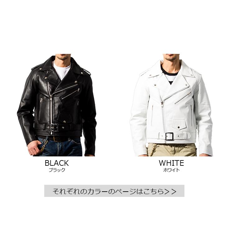 Horn Works 本革 ダブルライダースジャケット メンズ ホーンワークス