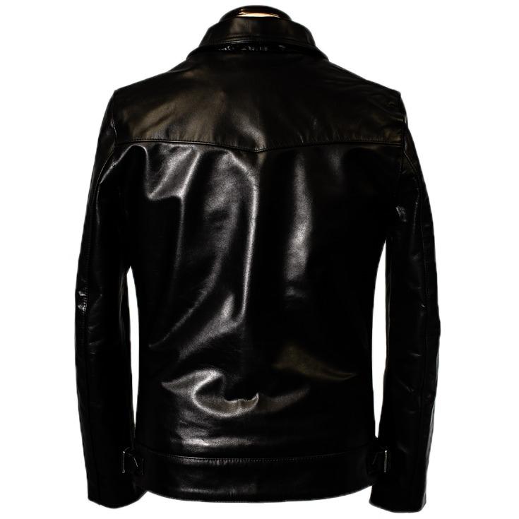 Liugoo Leathers 【50%OFFクーポン】Liugoo Leathers 本革 UK襟付き