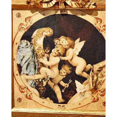 イタリア製 輸入雑貨 額絵 天使 エンジェル アートフレーム 愛の夢