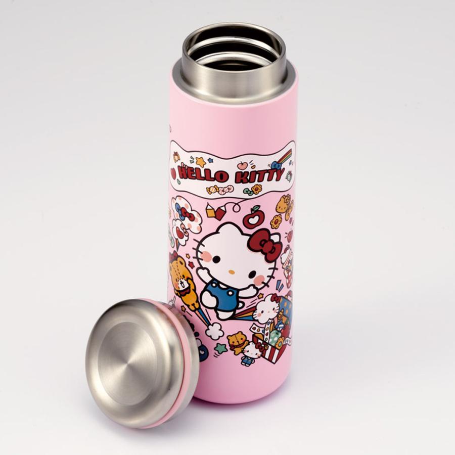 ポンデライオンとハローキティ ステンレス水筒マグ 340ml ミスド