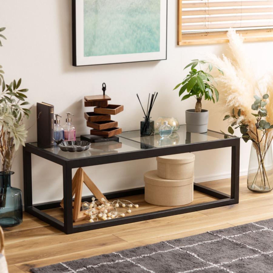 希少 廃盤 moda en casa 卸売 ダイス コーヒーテーブル ガラステーブル