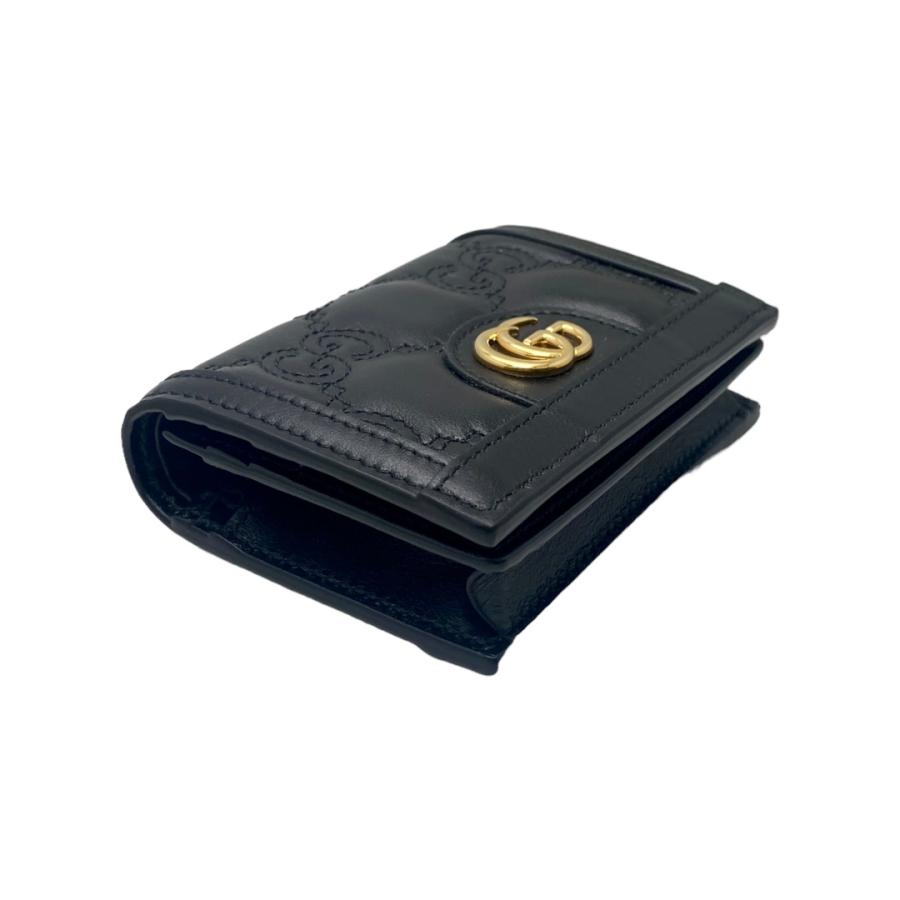 GUCCI（グッチ） 2つ折り財布 GGマトラッセ カードケース ウォレット