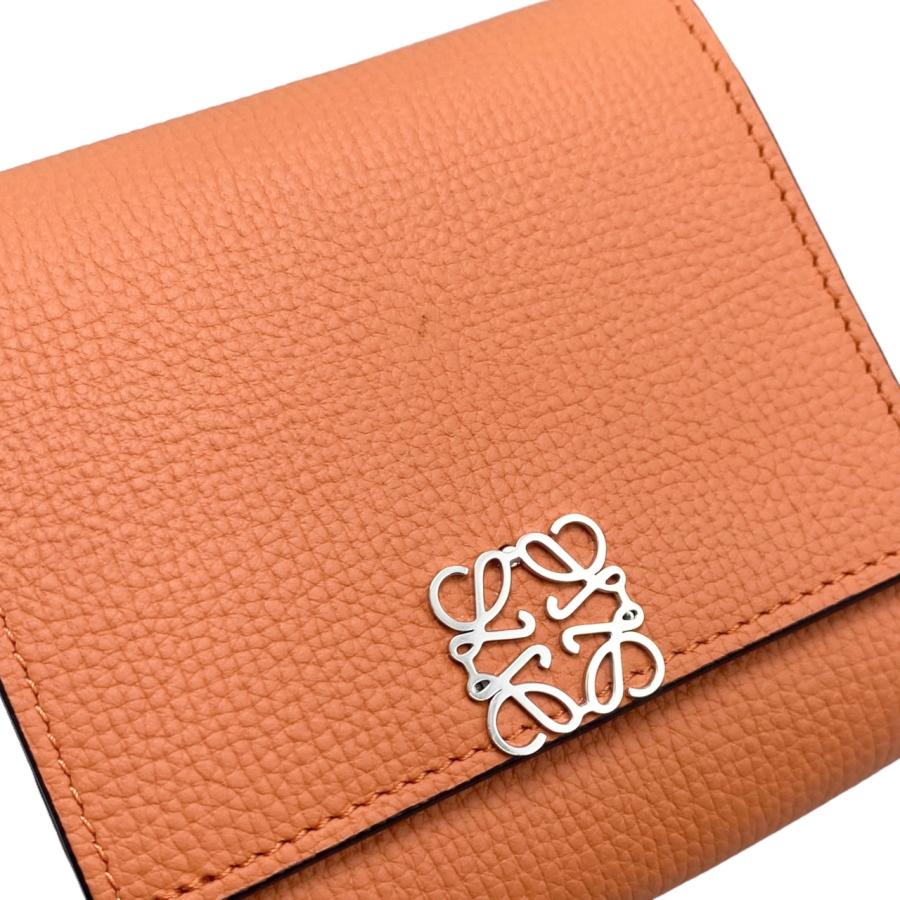 LOEWE（ロエベ） 2つ折り財布 アナグラム コンパクト フラップ