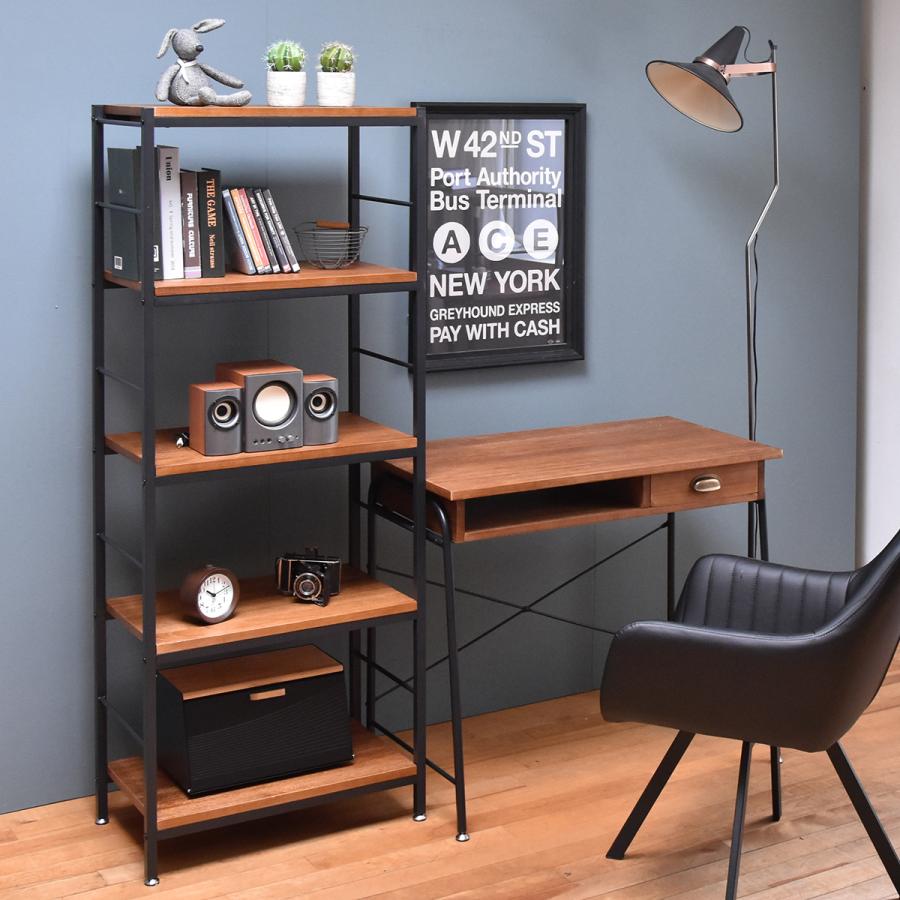 ラック 棚 木製 おしゃれ 5段 幅60cm オープンラック シェルフ 本棚