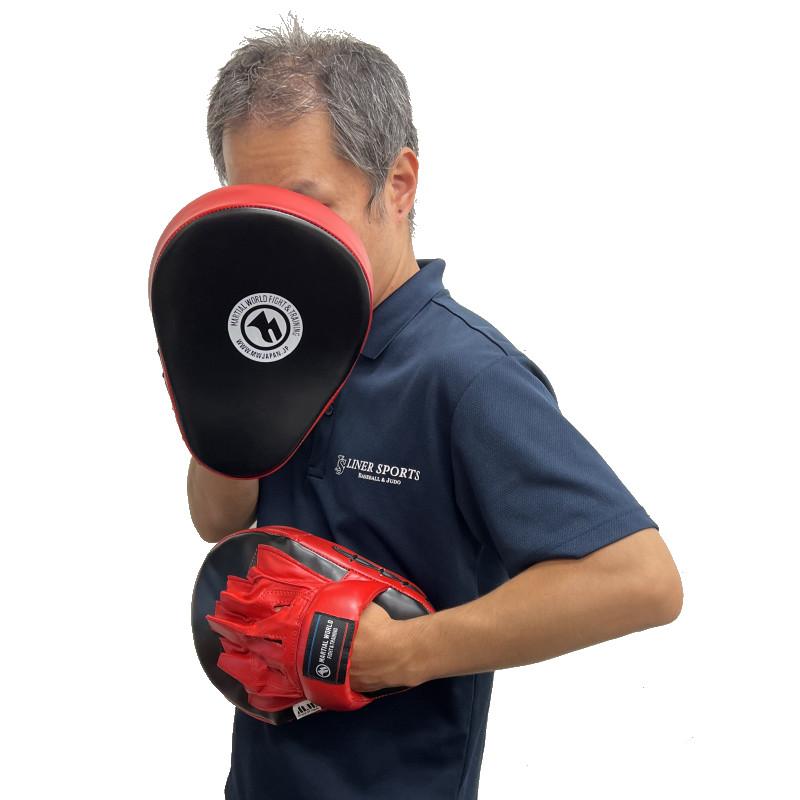 マーシャルワールド パンチングミット 左右セット(両手分) 練習 パンチ