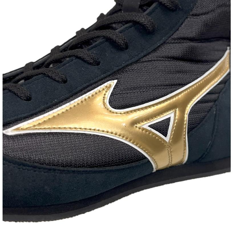 MIZUNO ボクシングシューズ ブラック/ゴールド MIZUNO ミズノ