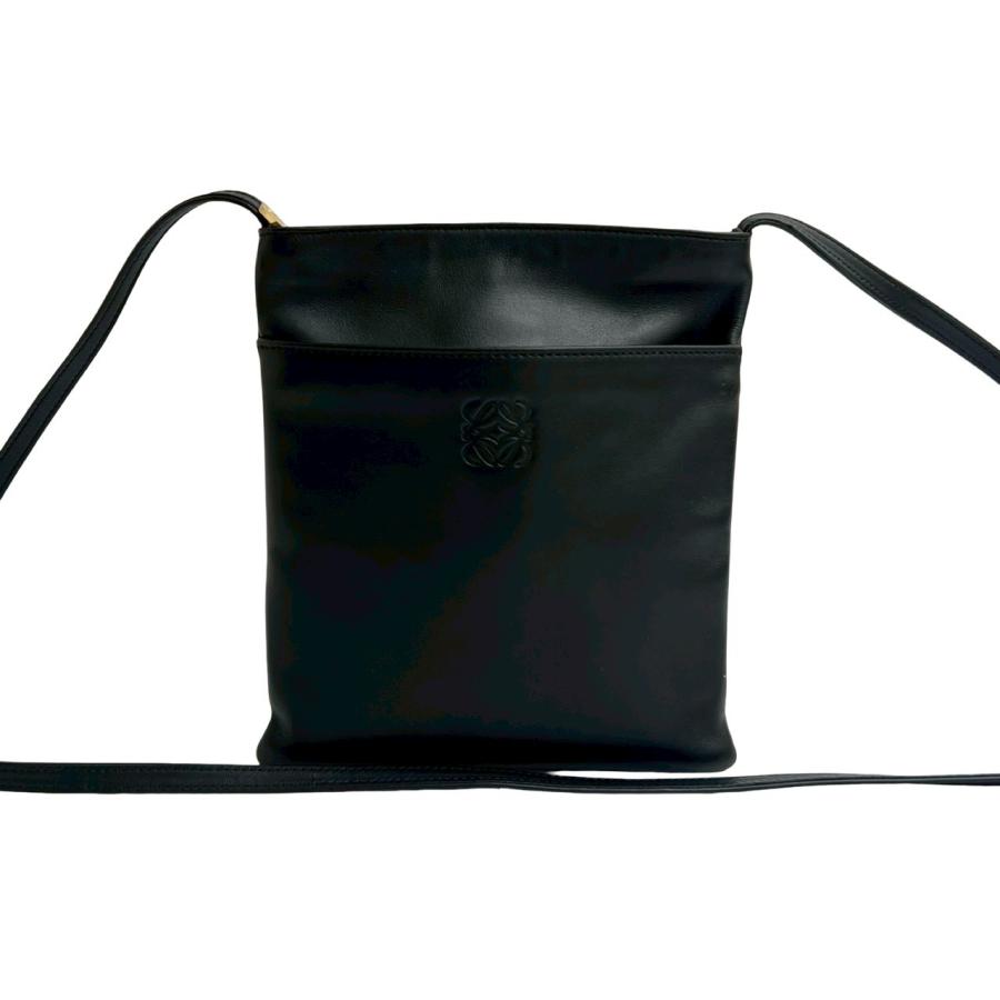 LOEWE（ロエベ） 極 美品 アナグラム 型押し ロゴ レザー 本革 ミニ