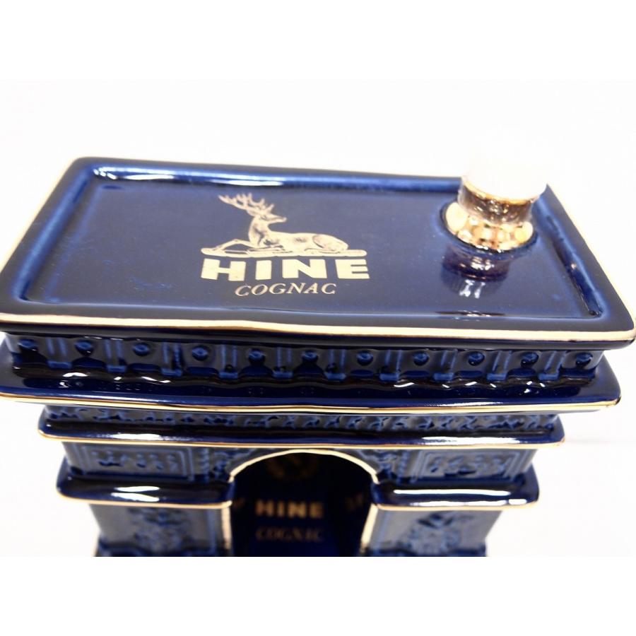 完売御礼/古酒】ハイン コニャック ナポレオン 凱旋門 青 陶器 HINE