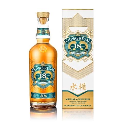 シーバスリーガル（CHIVAS REGAL） 包装不可 18年 ミズナラカスク