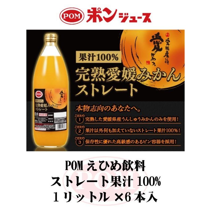 ポンジュース えひめ みかんジュース ストレート 無添加 POM 愛媛