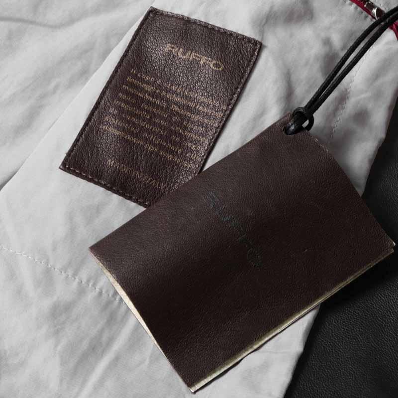 RUFFO（ルッフォ） ラムナッパレザーシングルライダースジャケット