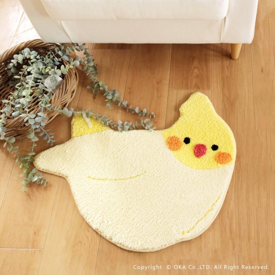 オカ 玄関マット 室内 屋内 ミニマット ラグ ファンディット アニマル