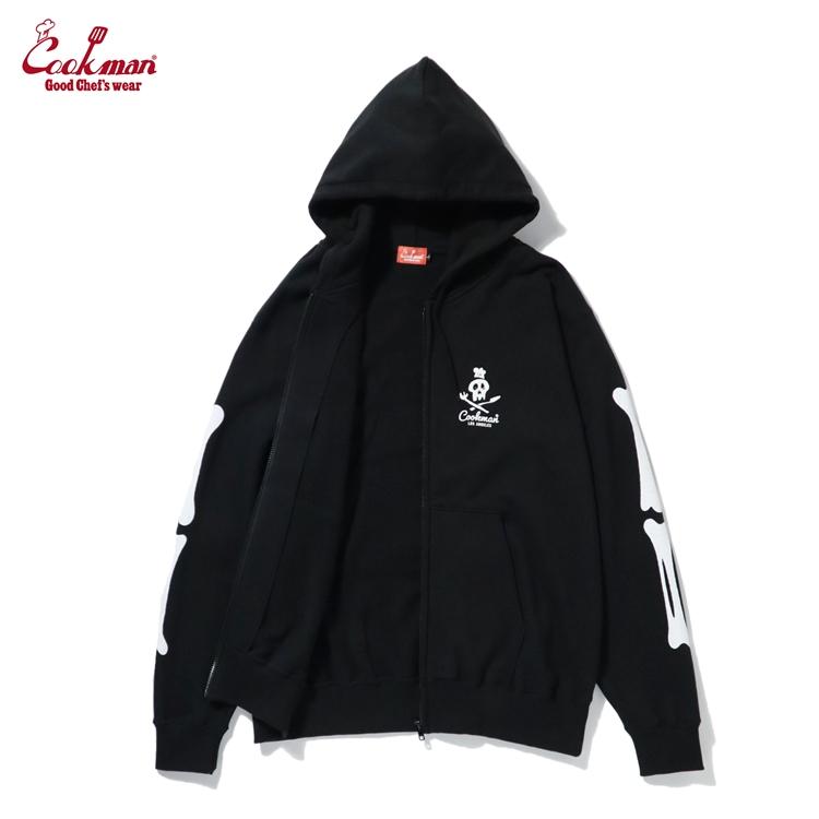 COOKMAN（クックマン） Zip Hoodie Skull ジップ フーディー スカル
