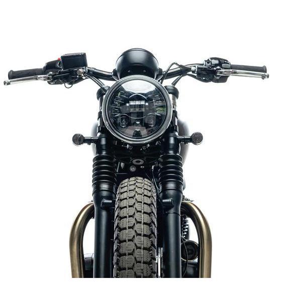 トライアンフ 水冷ボンネビル ボバー LEDウインカー フロント ステー付