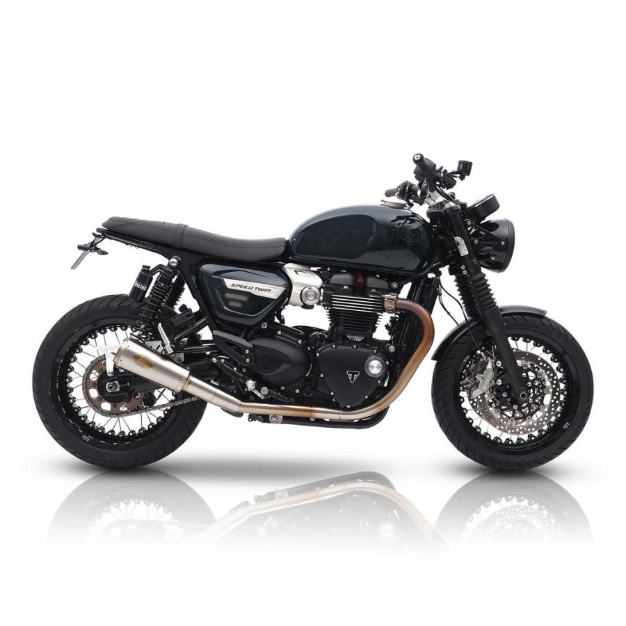 トライアンフ スピードツイン1200 アンダーバーミラーキット Tーロゴ