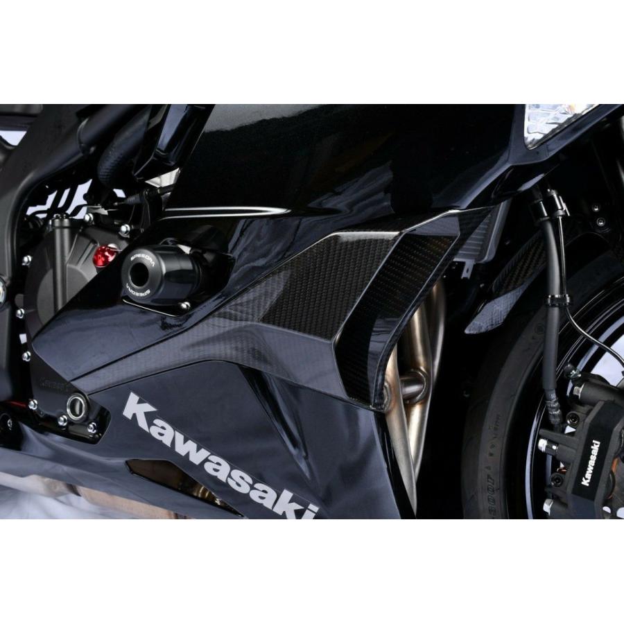 ZX-25R サイドカウルダクト 左右セット ドライカーボン SPEEDRA