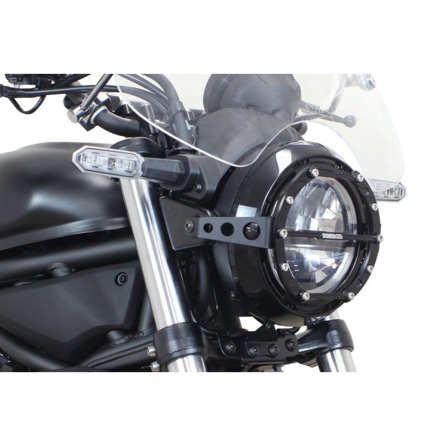 カワサキ エリミネーター ヘッドライトガード(ビレット/ブラック