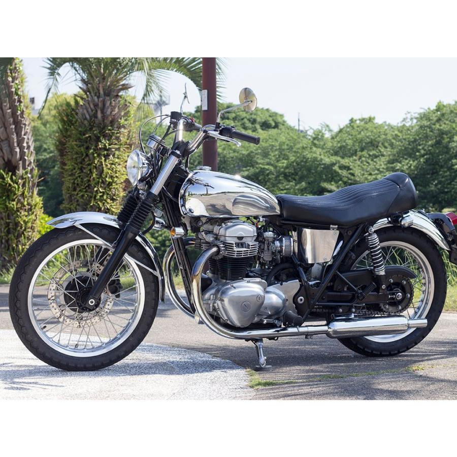 MOTOR ROCK W650/400用 ボンネビルタンクキット クローム (MR-SM072C